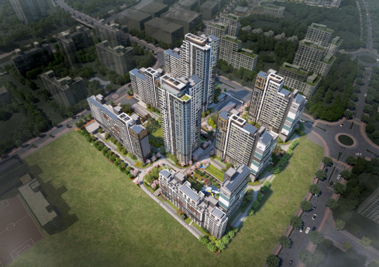 세종 어울림 파밀리에 센트럴 M4블록 조감도. <금호건설 제공>